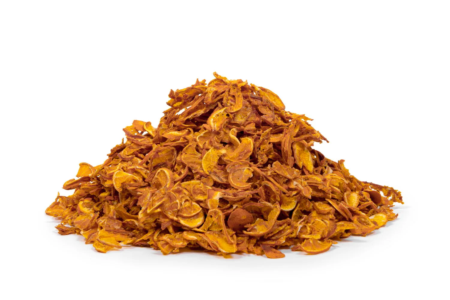 Dehydrated clementine pieces