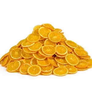 Dehydrated orange wheels