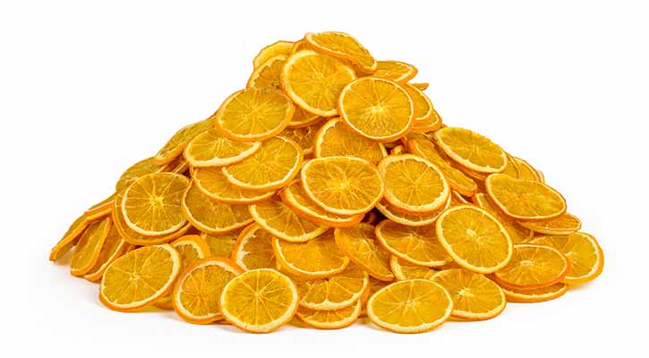 Naturally Dehydrated Oranges Wheels
