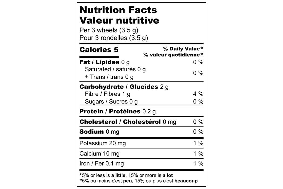 Lime déshydratée en rondelles – Image 2