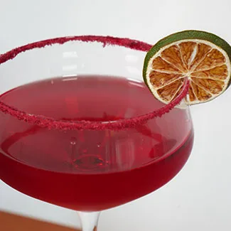 Dehydrated lime wheel and fruit powder - cocktail garnish Dehydrated lime wheel and fruit powder - cocktail garnish