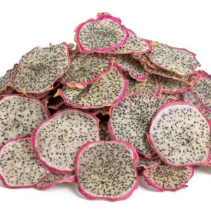 Dehydrated dragon fruit slices