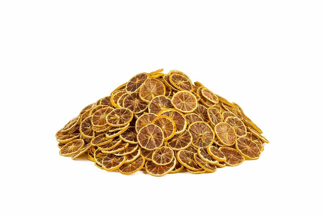 Dehydrated lemon wheels