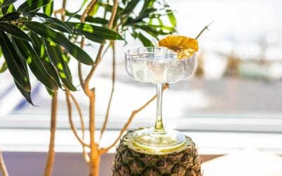 Margarita à l’ananas et eau de coco